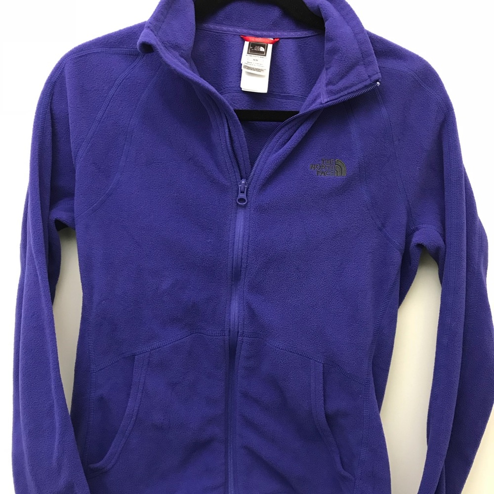 THE NORTH FACE Purple ZIP Up Size M Sweater